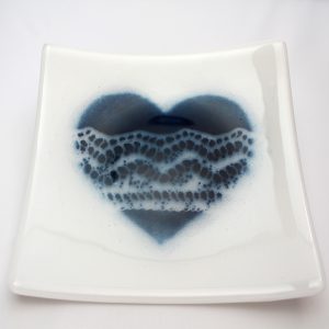 Shetland Lace Heart Dish
