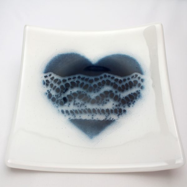Shetland Lace Heart Dish