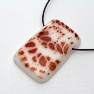Shetland Lace Red Pendant